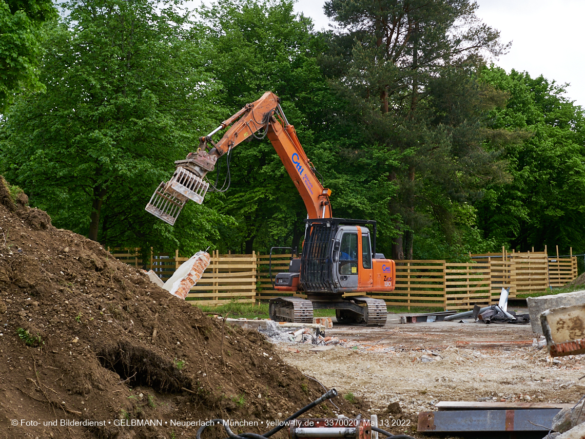 13.05.2022 - Baustelle am Haus für Kinder in Neuperlach